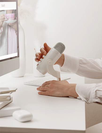 Business owner planning how to repurpose a blog post into social media and newsletter content.